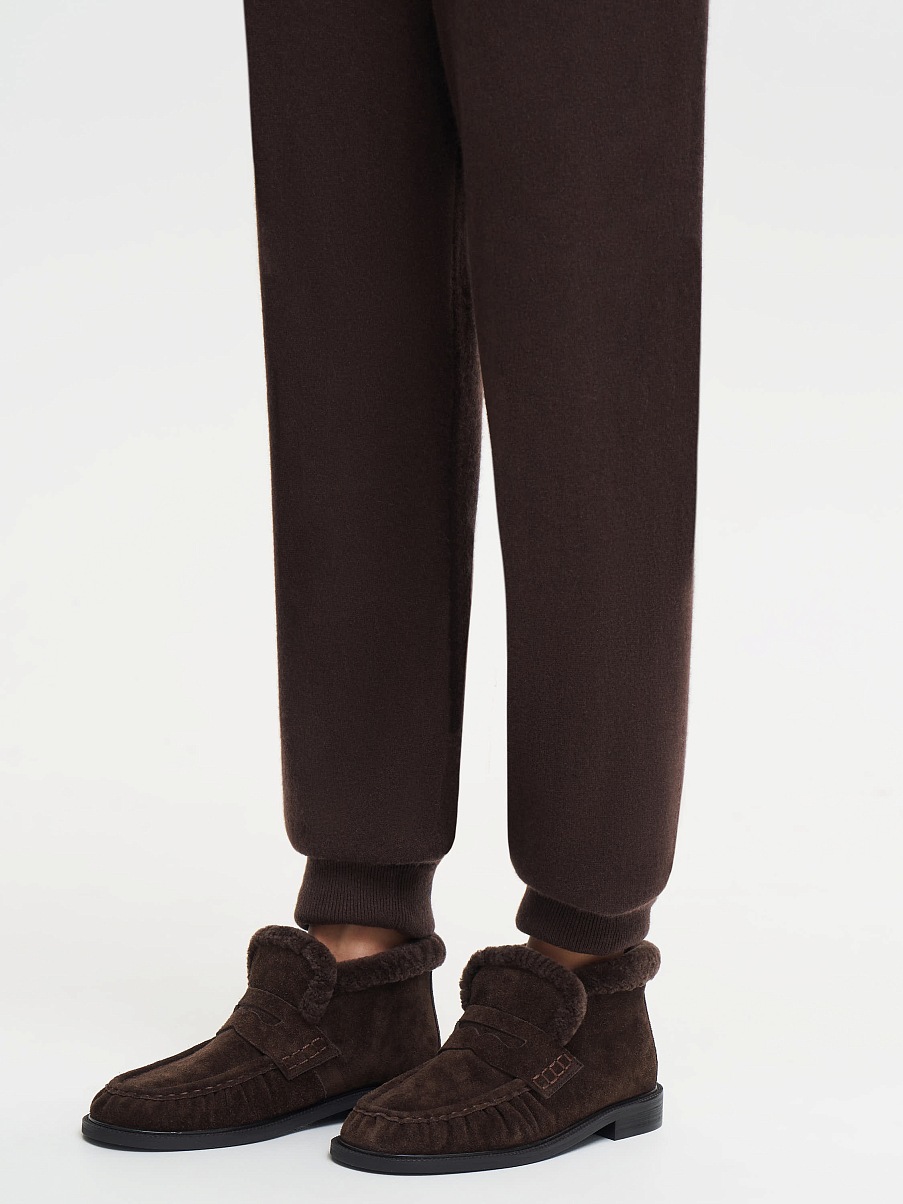 Лоферы с мехом