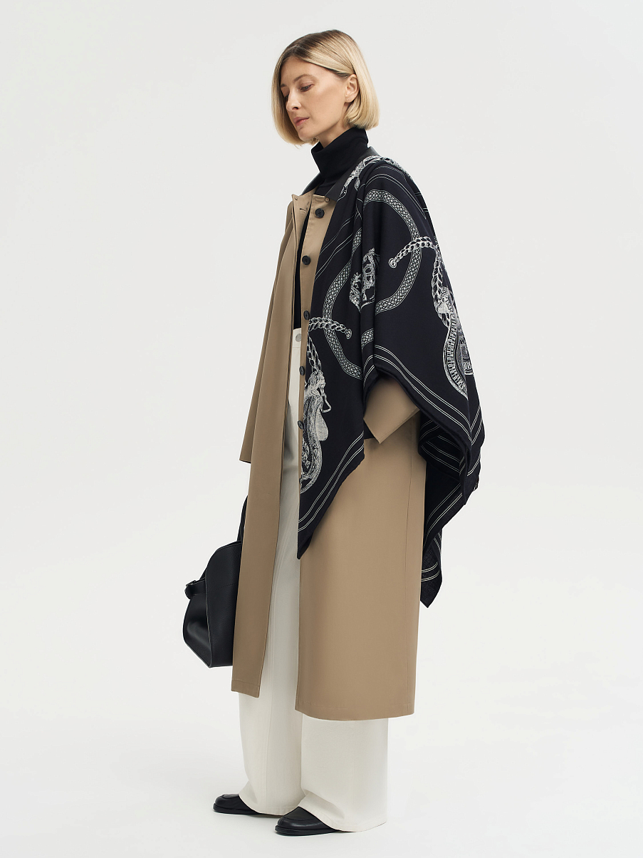 Платок из кашемира с шелком