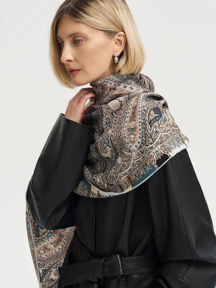 Платок из кашемира с шелком