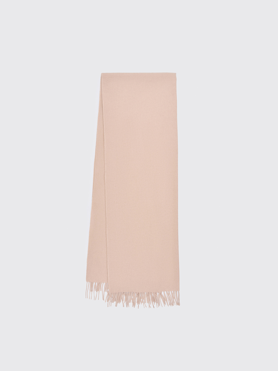 Шарф из кашемира с бахромой