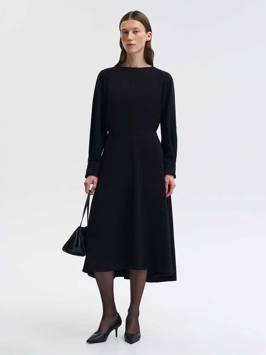 Платье миди из ацетата