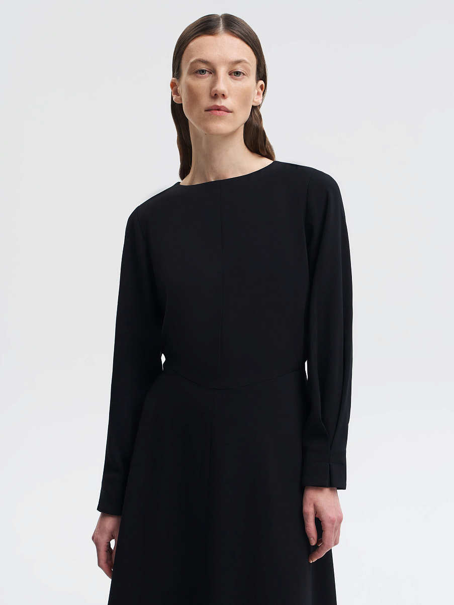 Платье миди из ацетата