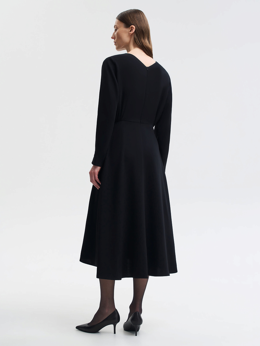 Платье миди из ацетата