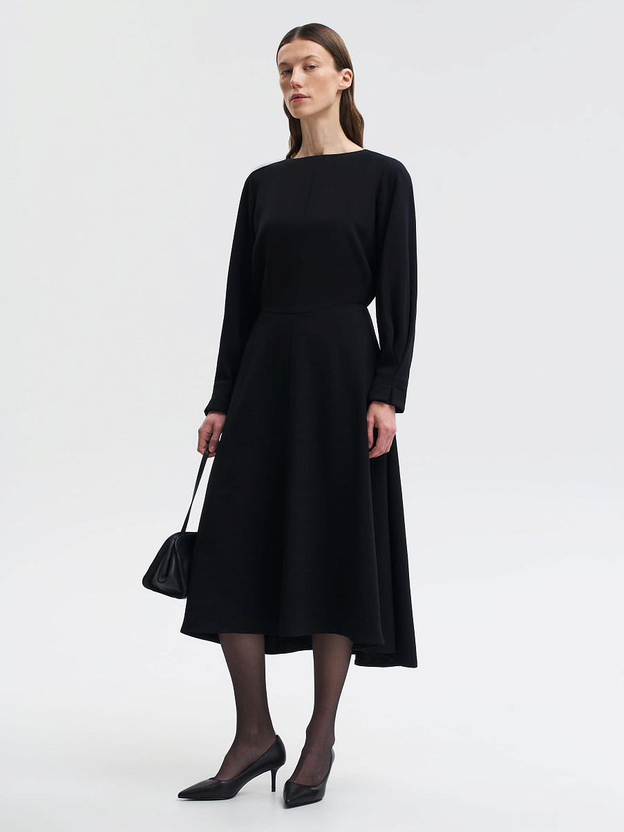 Платье миди из ацетата