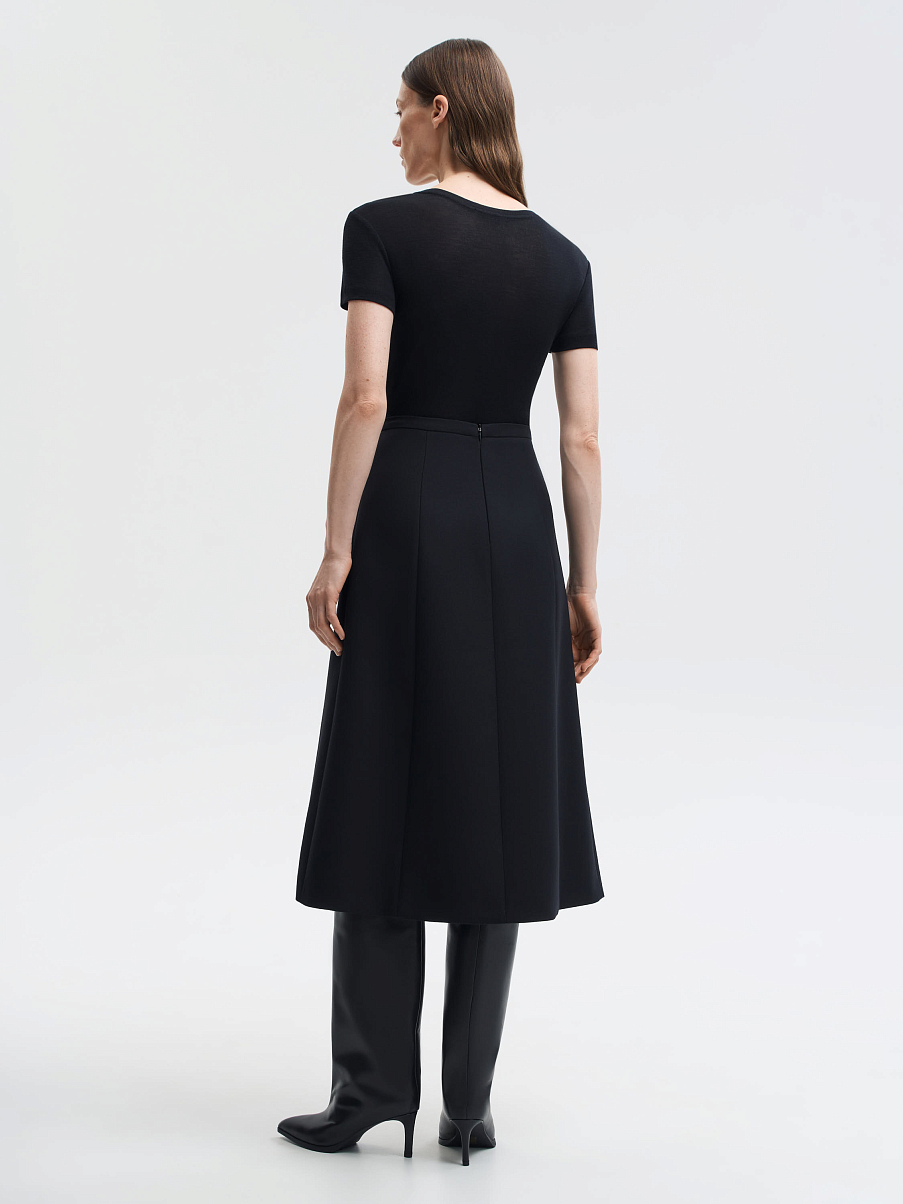 Юбка миди с карманами