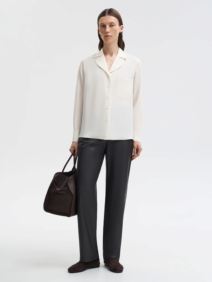 Блуза из 100% шелка