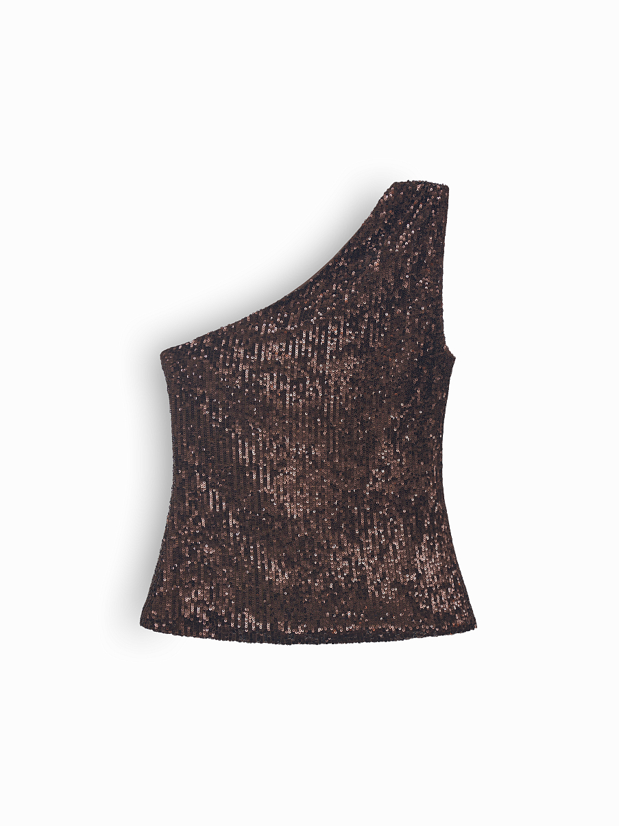 Топ с пайетками