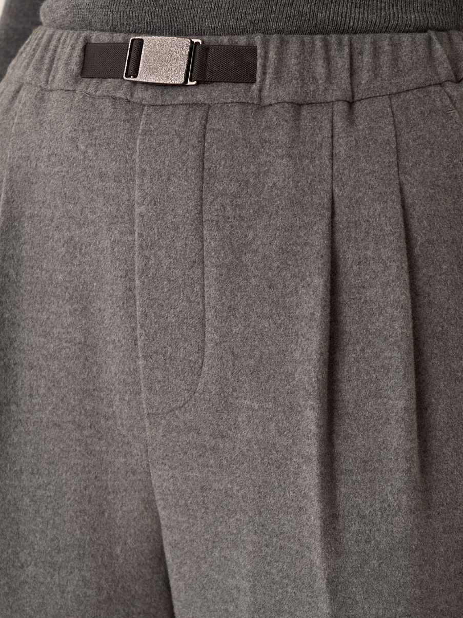 Брюки из шелка и шерсти