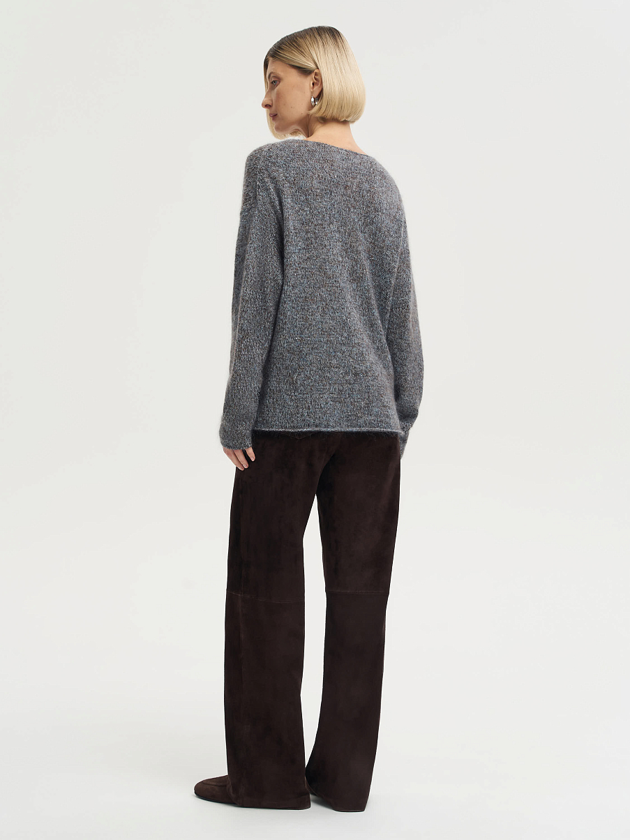 Джемпер из шерсти с мохером