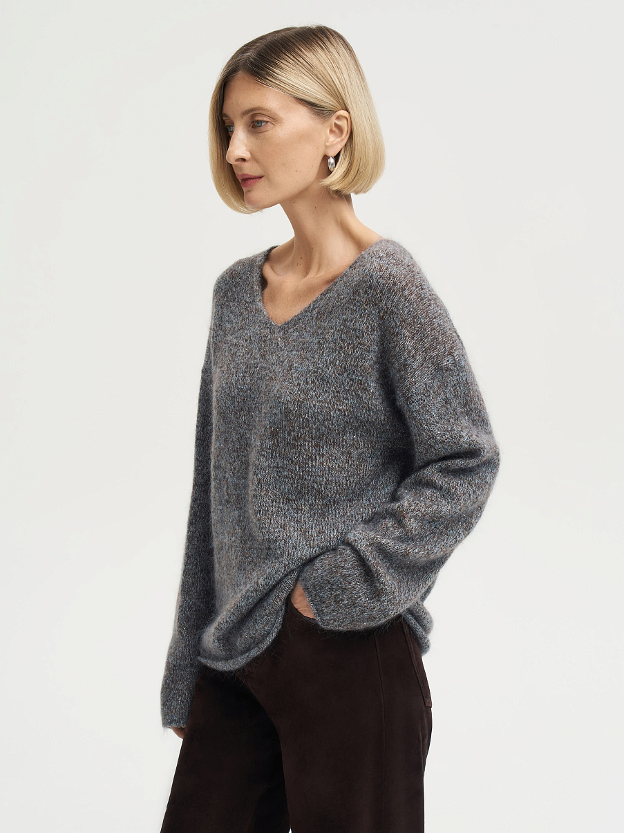 Джемпер из шерсти с мохером