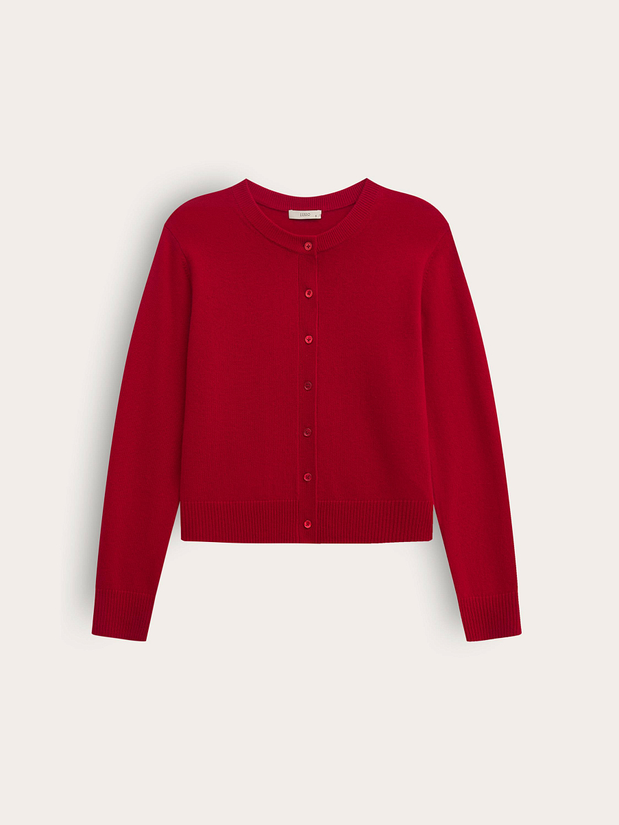 Кардиган из кашемира и шерсти мериноса