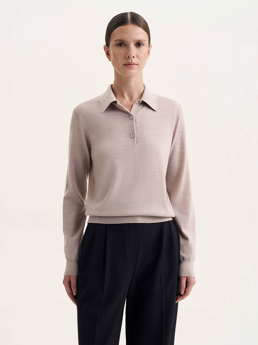 Джемпер из шелка и шерсти мериноса