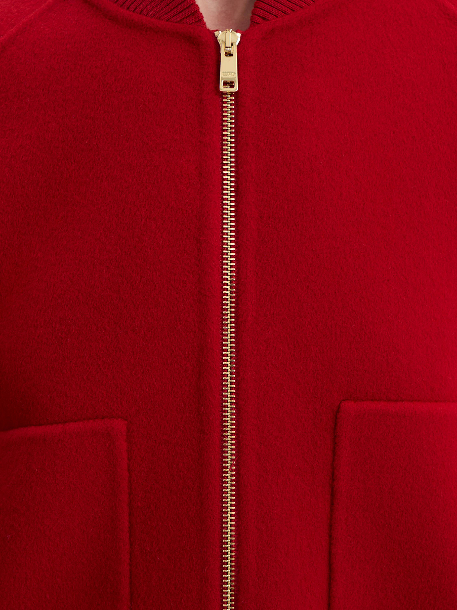 Бомбер из кашемира и шерсти мериноса