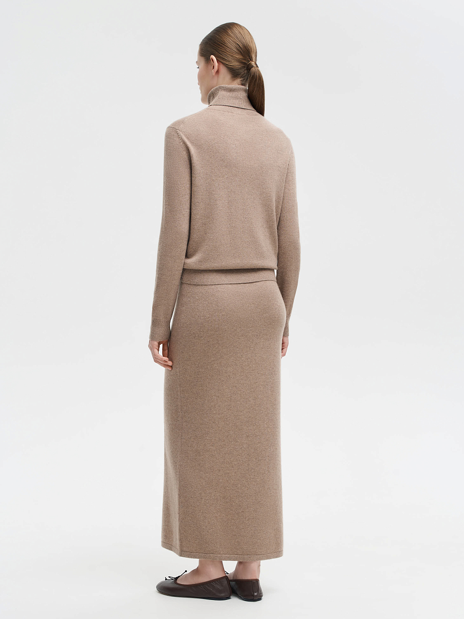 Юбка из мериноса и кашемира
