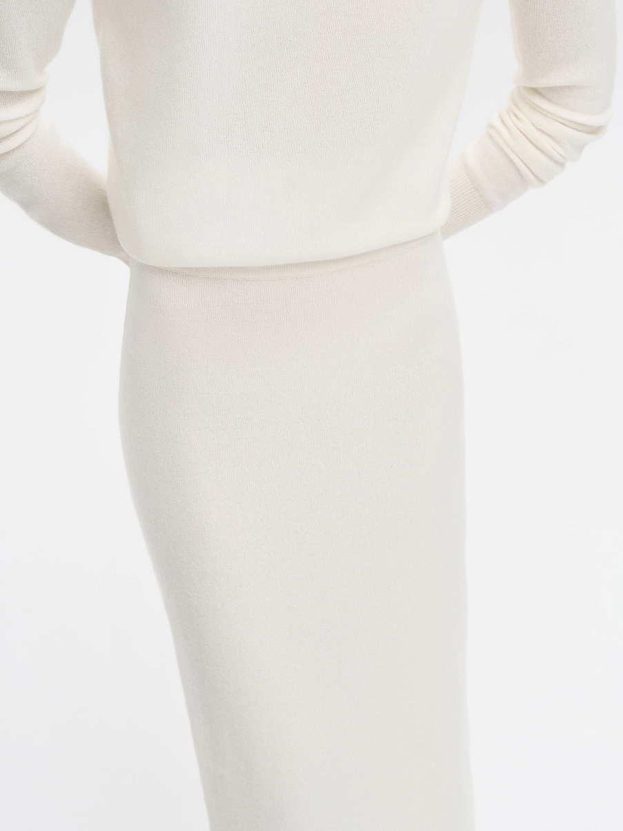 Юбка из мериноса и кашемира