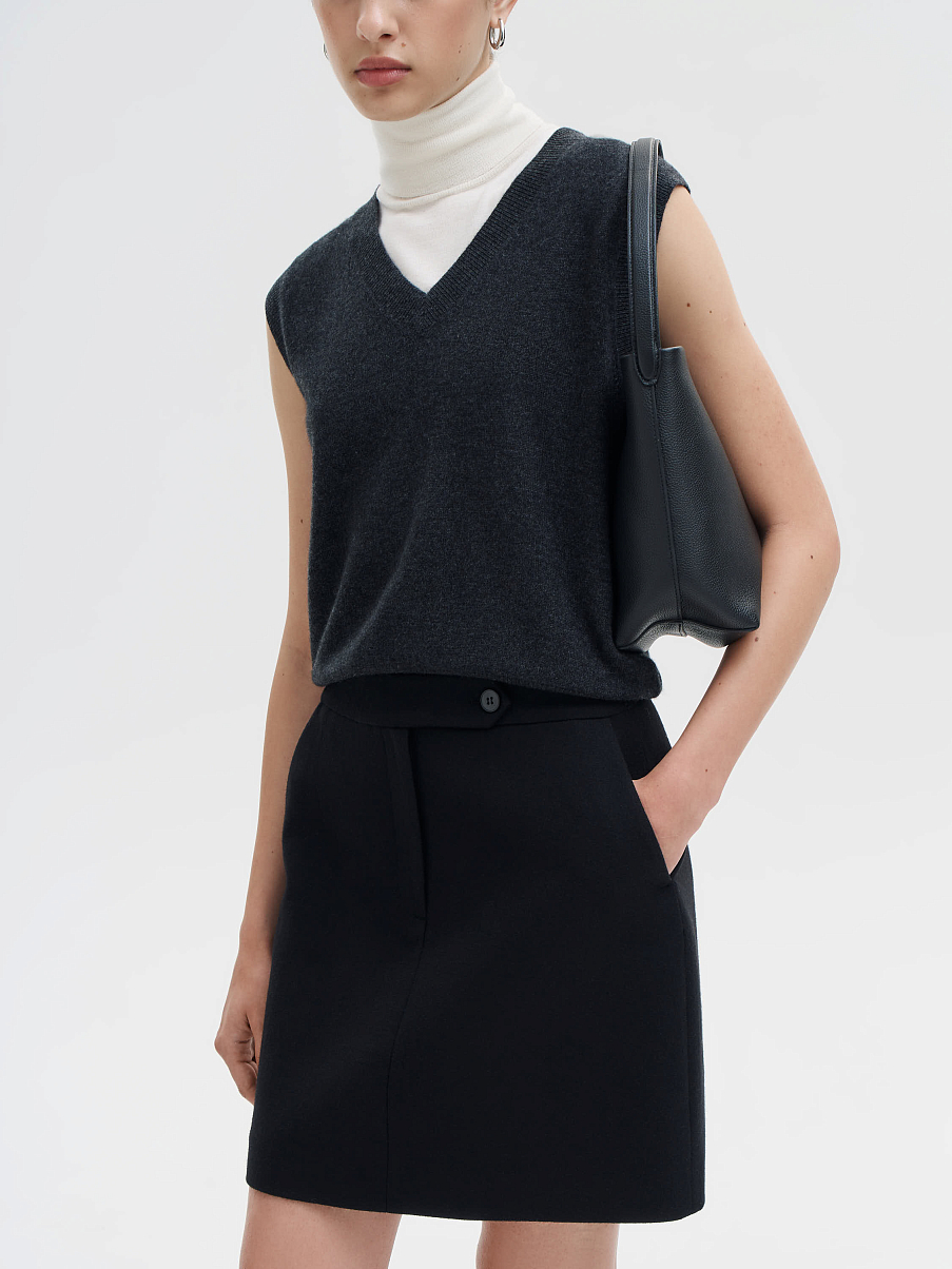 Юбка мини прямая