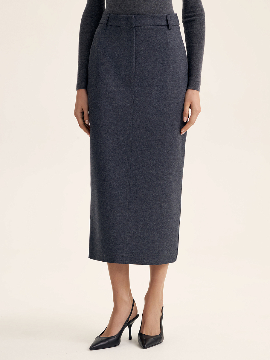 Юбка из шерсти