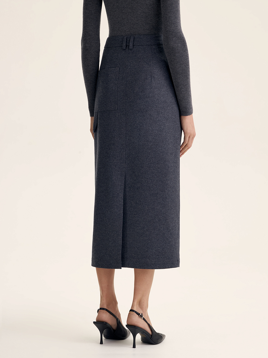 Юбка из шерсти