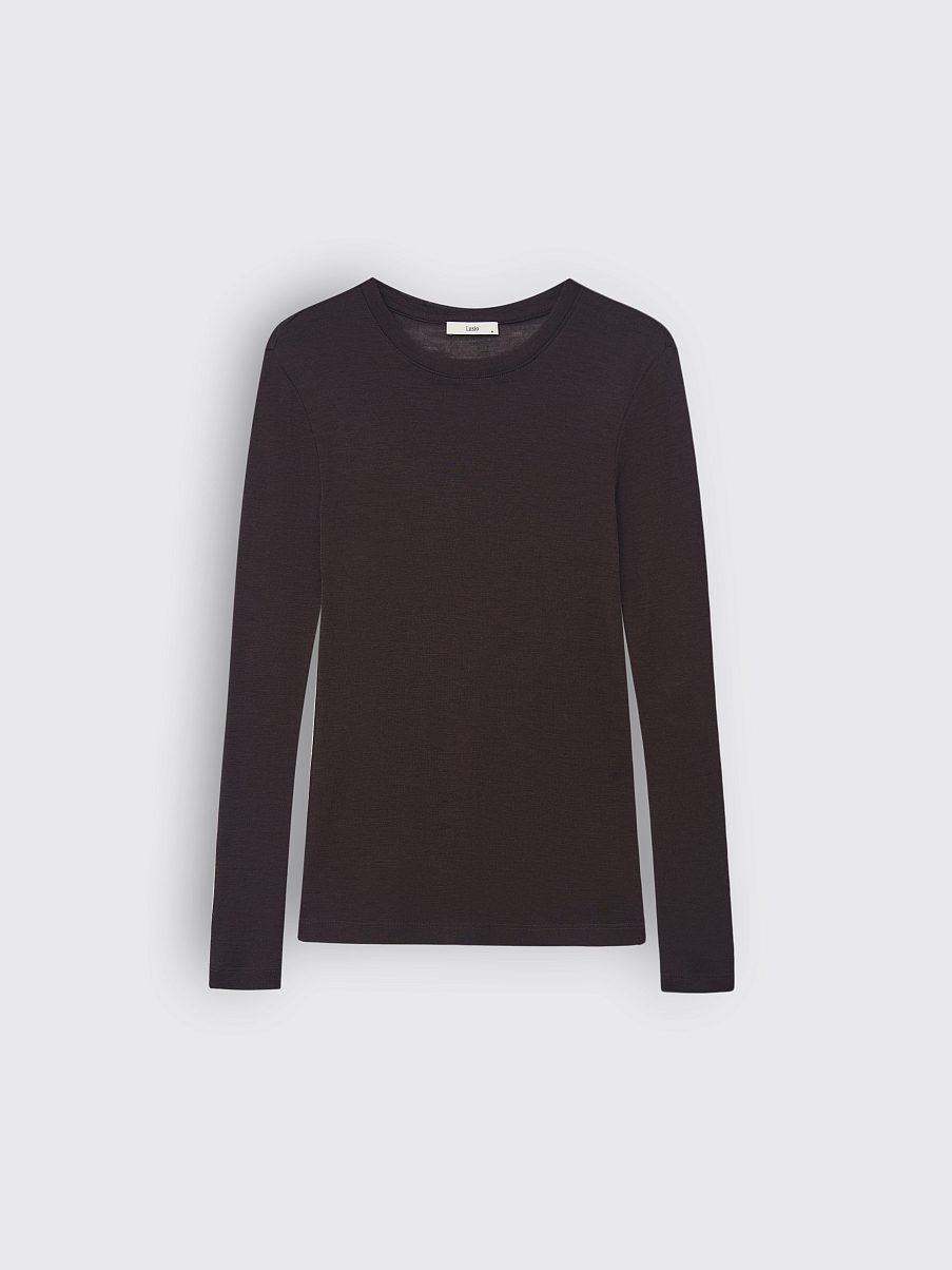 Лонгслив из шерсти