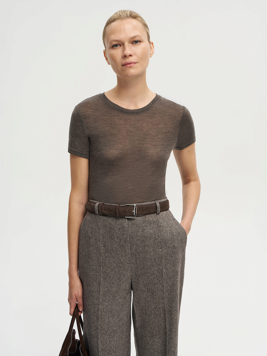 Футболка из шерсти