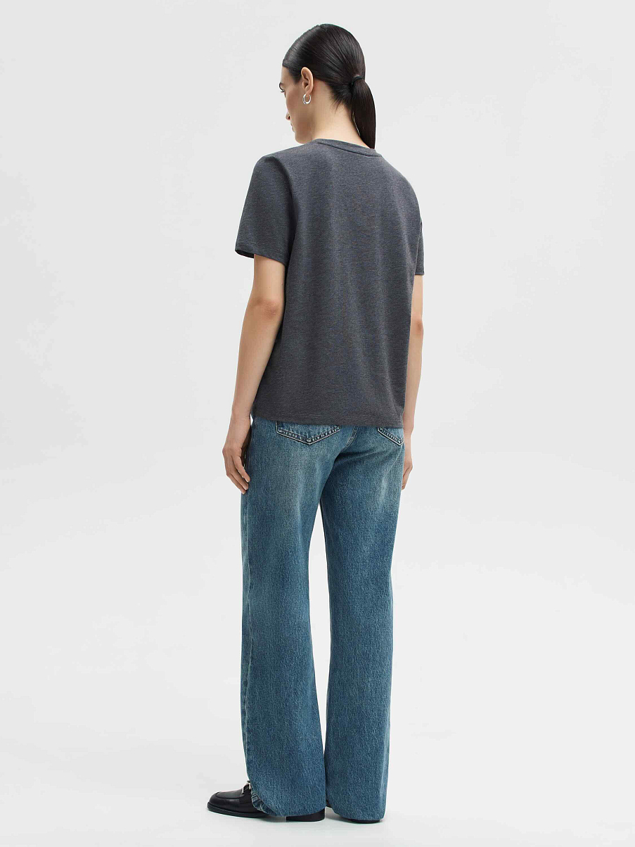 Футболка базовая с шелком