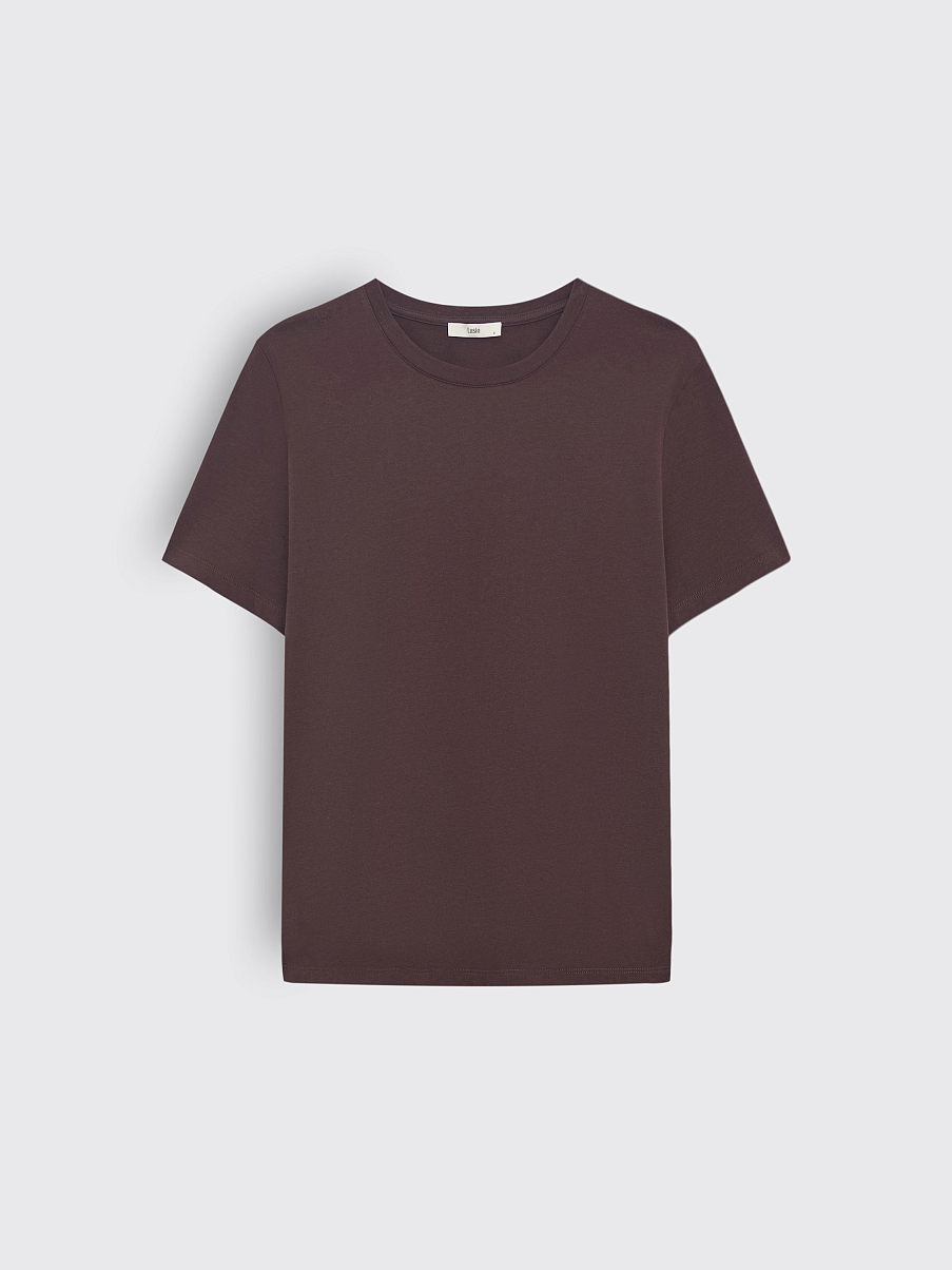 Футболка базовая с шелком