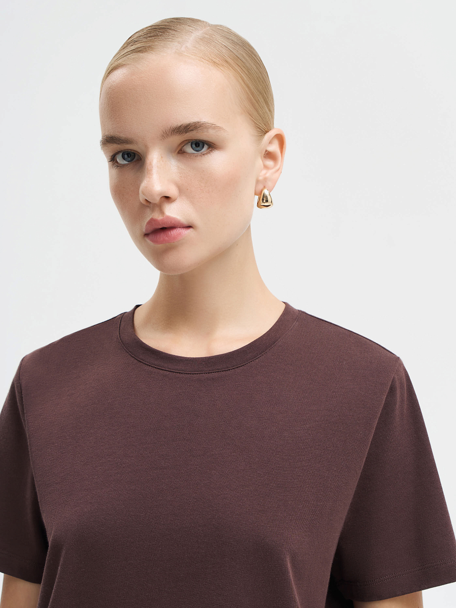 Футболка базовая с шелком