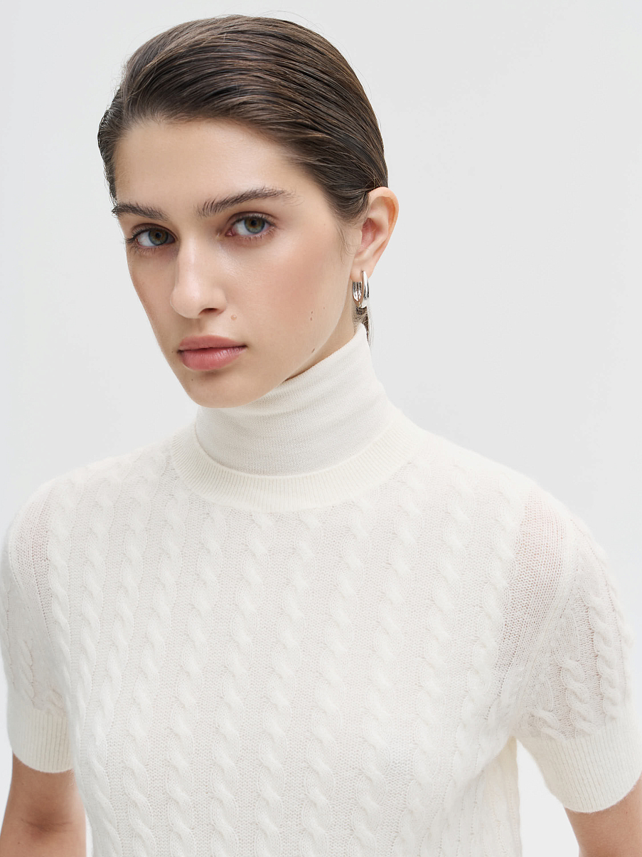 Топ из шерсти с кашемиром