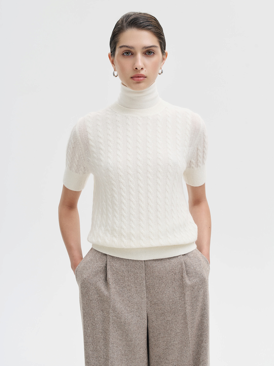 Топ из шерсти с кашемиром