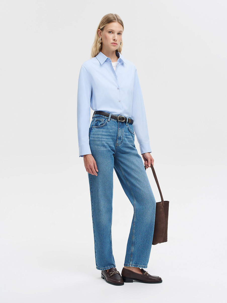 Рубашка свободного кроя