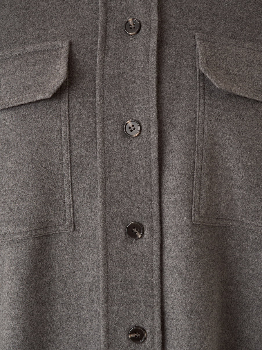 Рубашка из шелка и шерсти