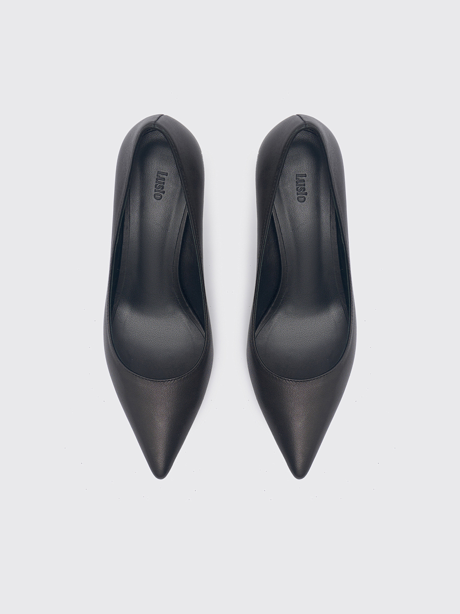 Лодочки из кожи