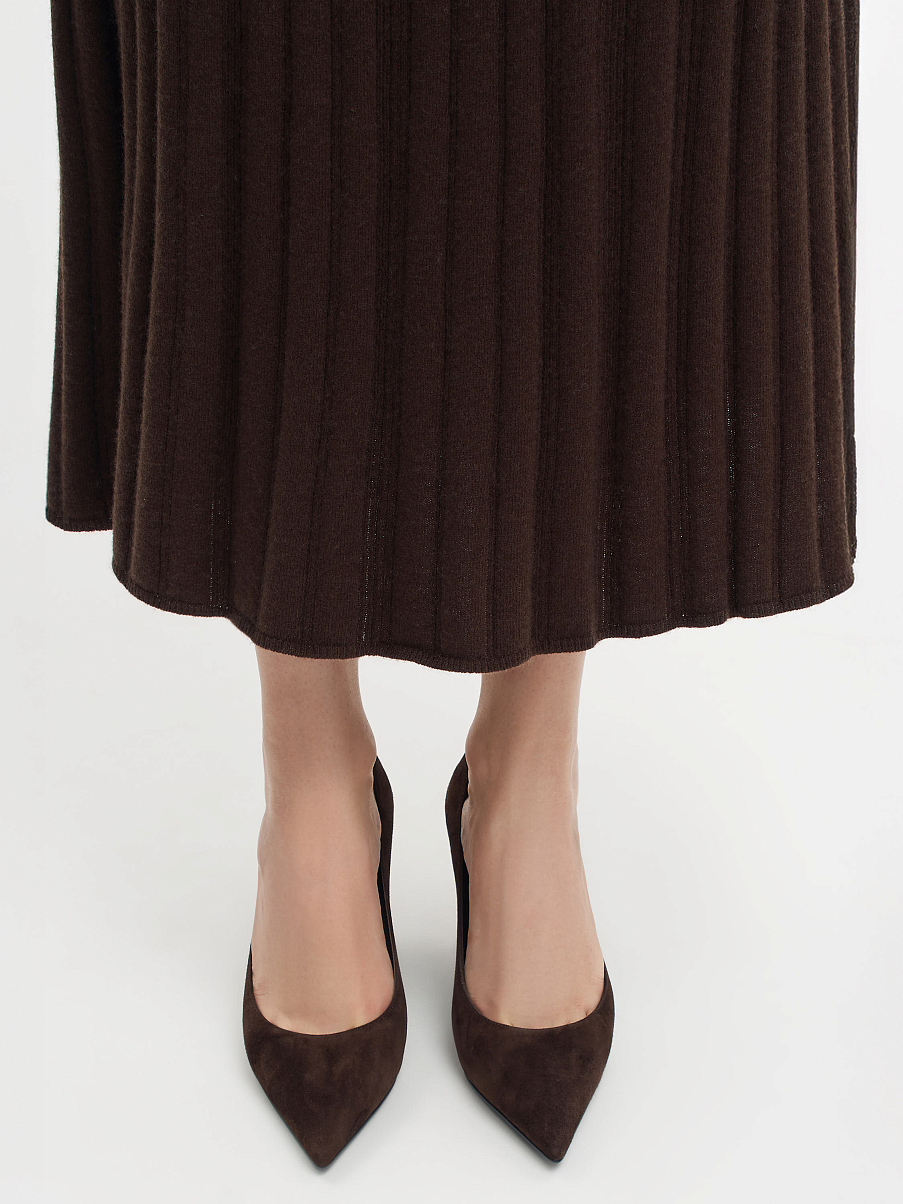 Лодочки из замши