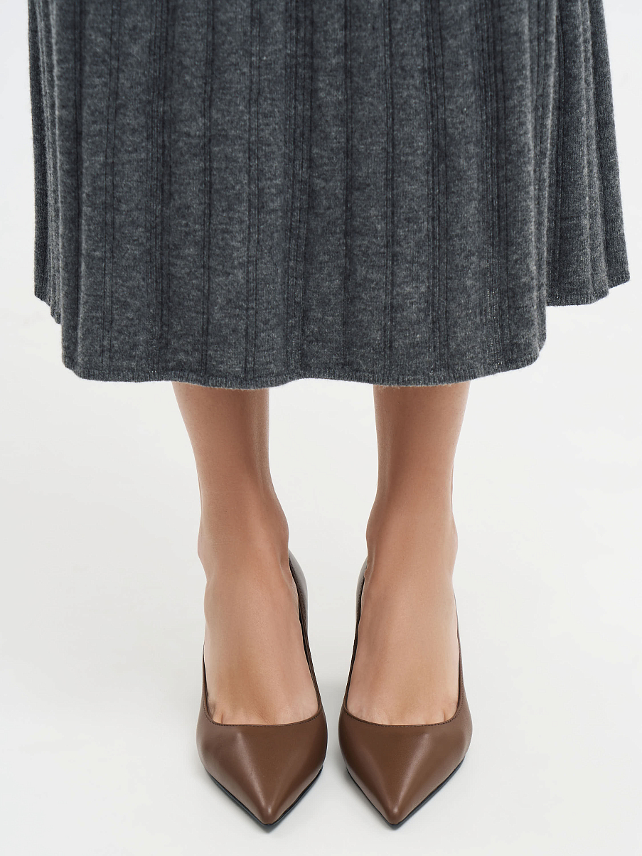 Лодочки из кожи