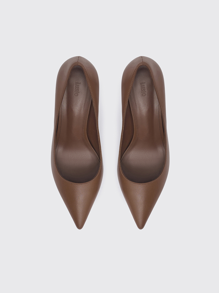 Лодочки из кожи