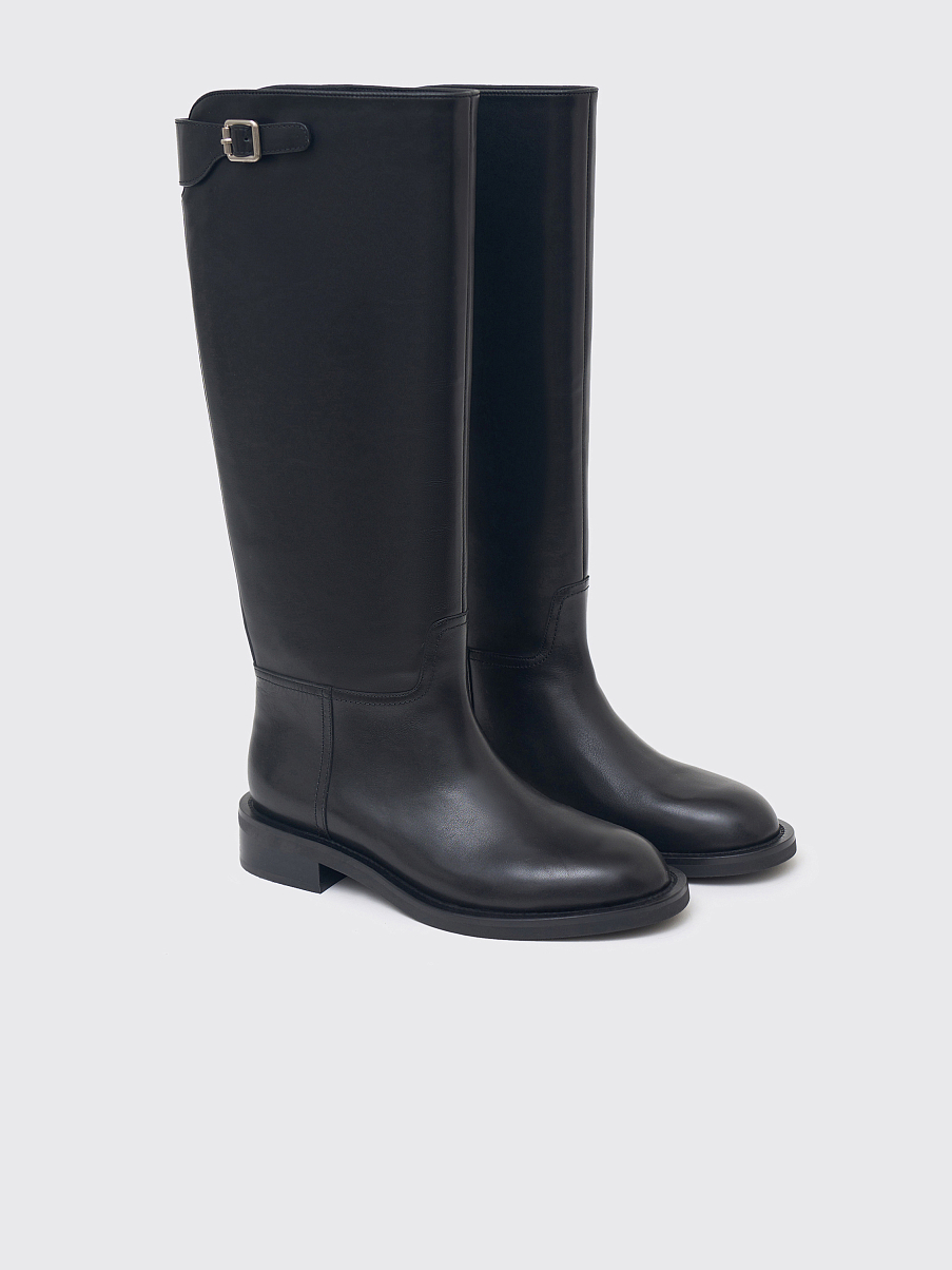 Сапоги из кожи