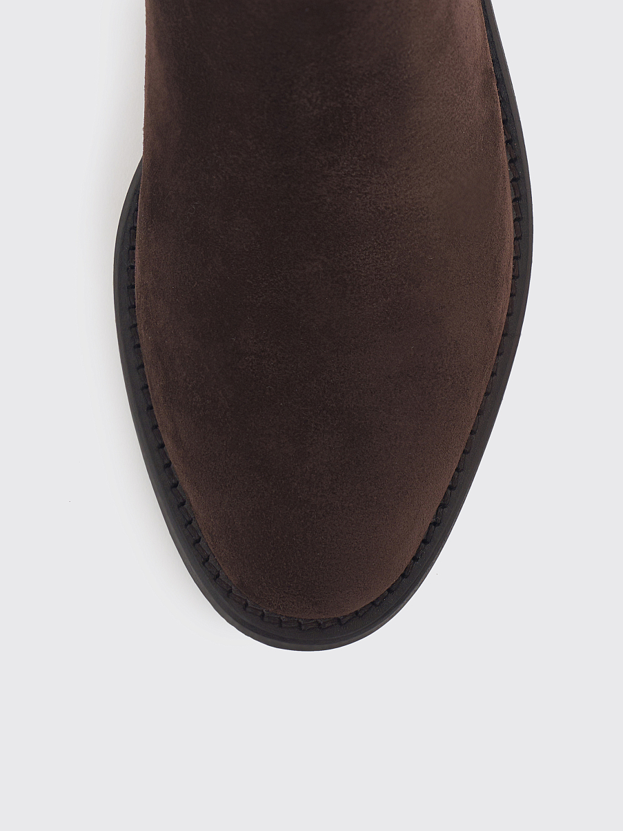 Сапоги из замши