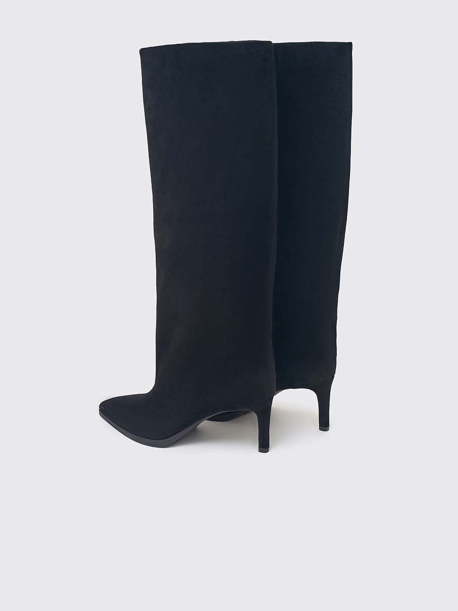 Сапоги из замши