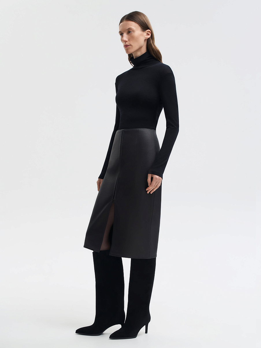 Сапоги из замши