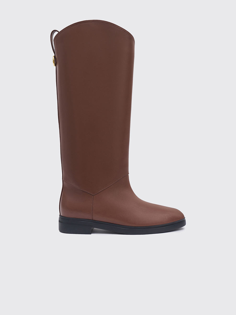 Сапоги из кожи