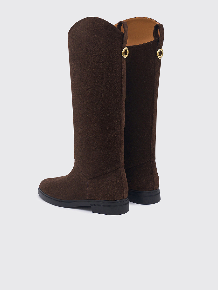 Сапоги из кожи