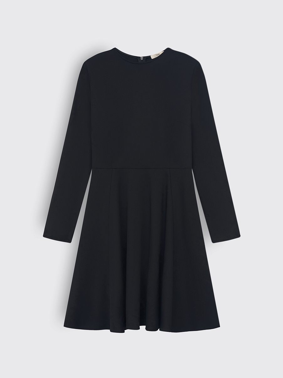 Платье мини расклешенное