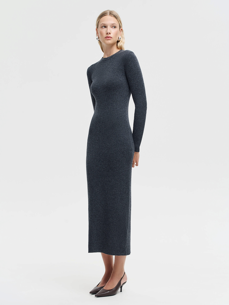 Платье из мериноса и кашемира