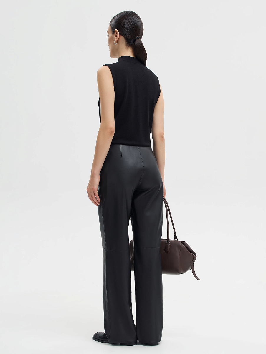 Брюки из натуральной кожи