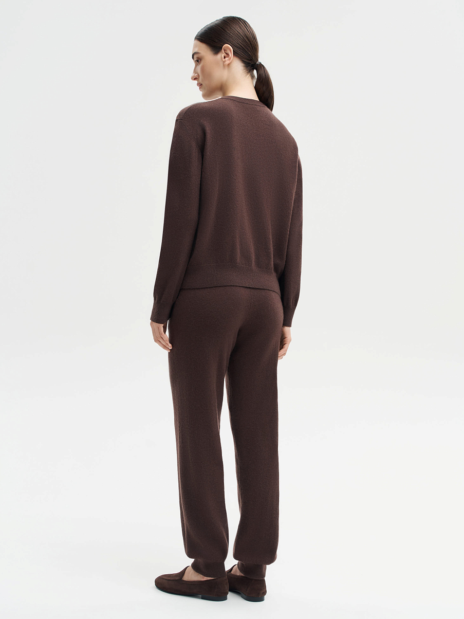 Брюки-джоггеры из кашемира