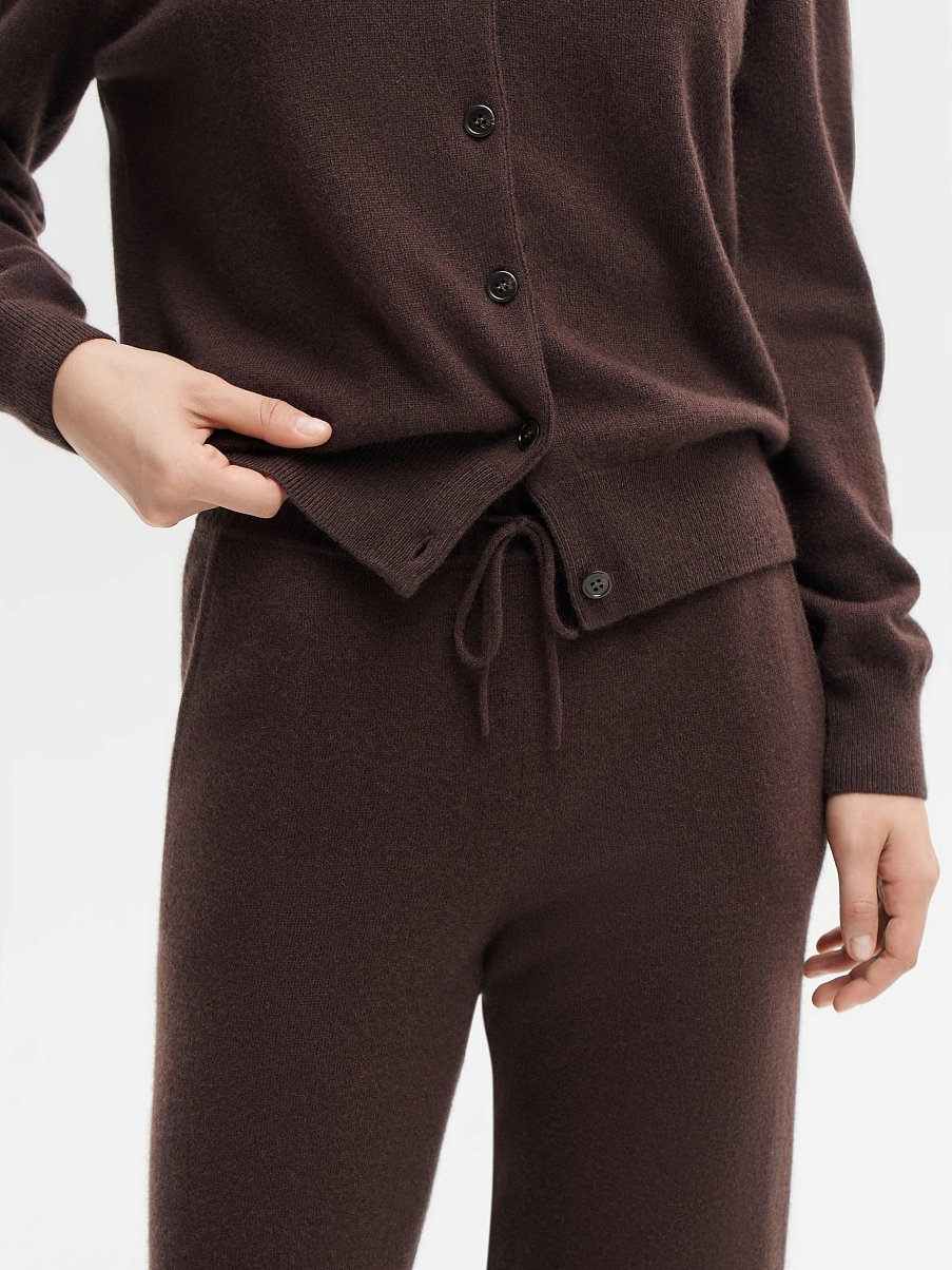Брюки-джоггеры из кашемира