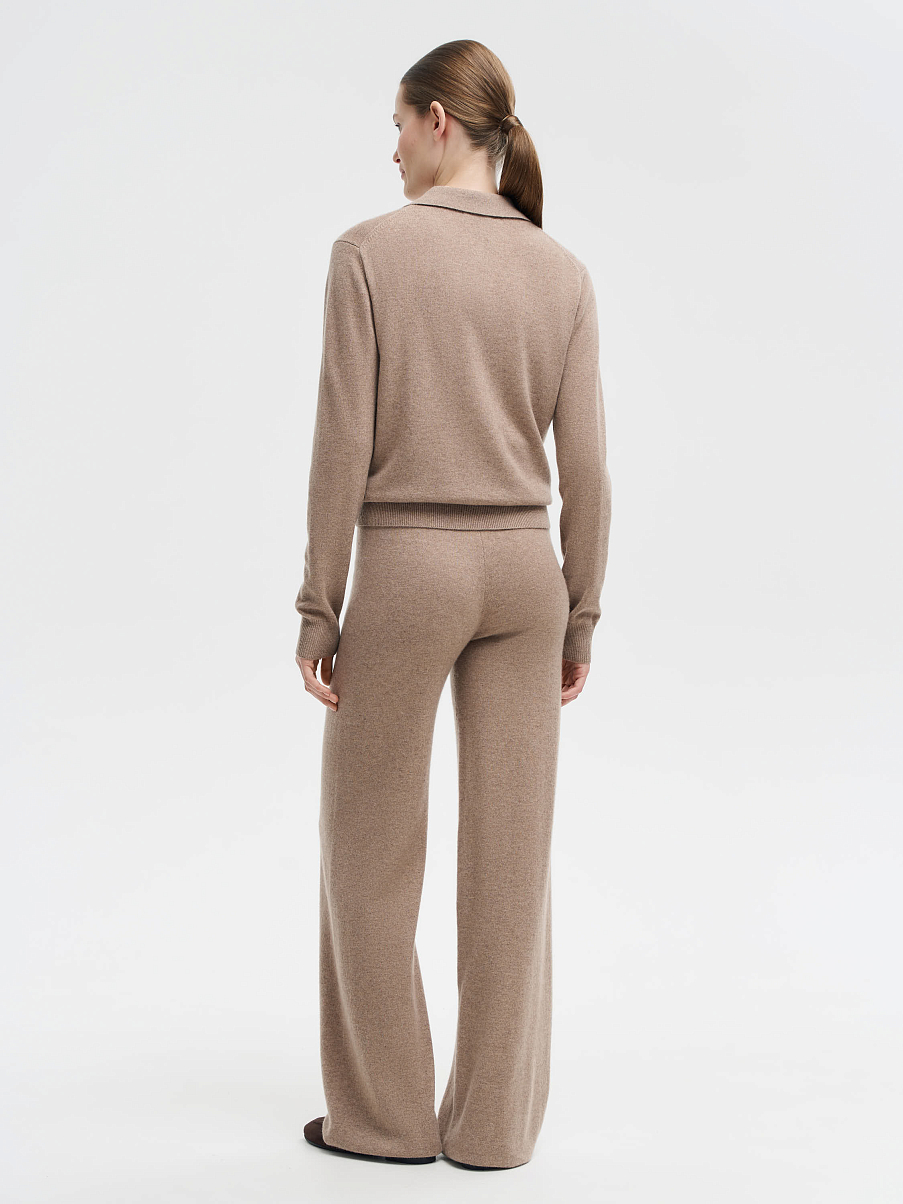 Брюки из шерсти мериноса и кашемира