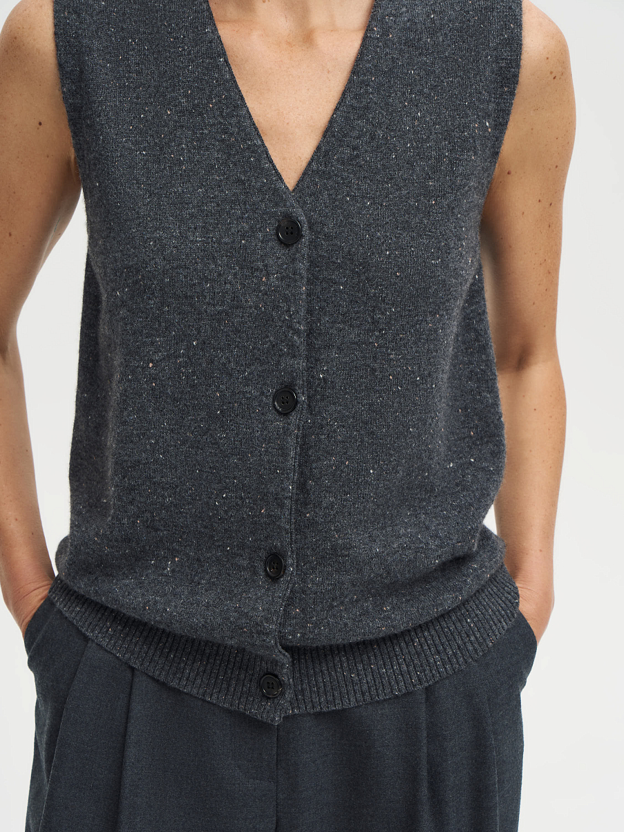 Жилетка из 100% кашемира