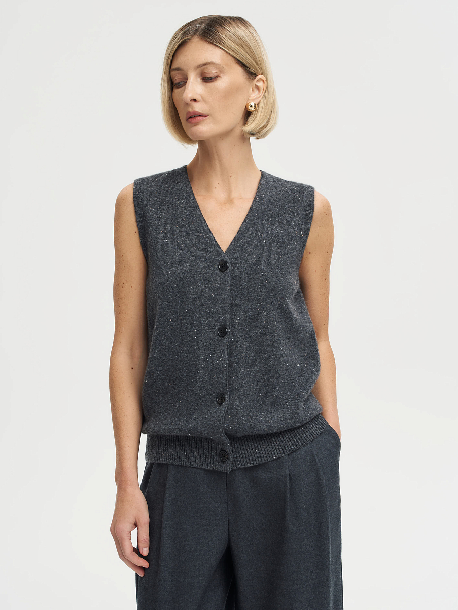 Жилетка из 100% кашемира