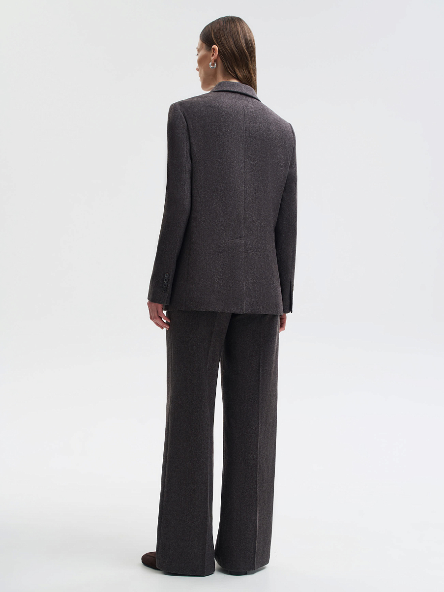 Жакет из шерсти с шелком